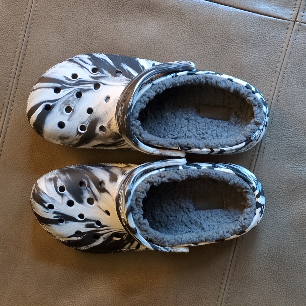 Fuzzy Crocs - NWOT